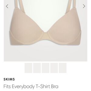 New skims t-shirt bra 32 DD in sand